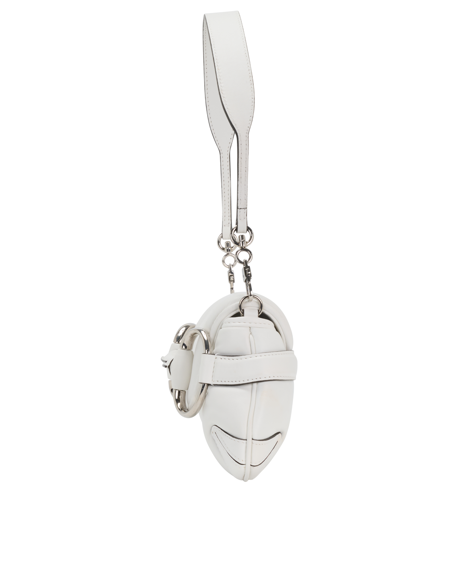 Horsebit, &pound;650, Handbags, White, Leather, Bottom view